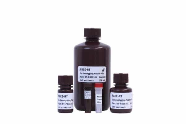 PACE OneStep RT-PCR Master Mix in 250mL, 25mL, 2.5mL, 1mL Standard Rox with reverse transcription tube.