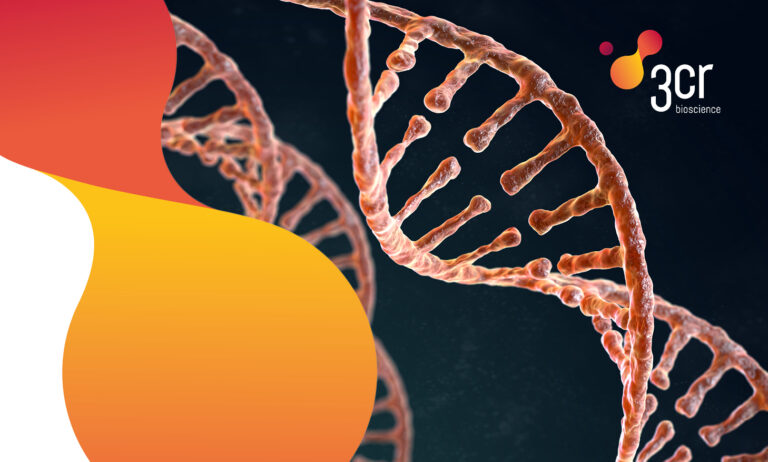 DNA strand illustrating the differences between genotyping and sequencing